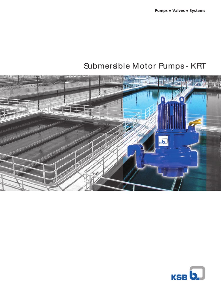 Submersible Motor Pumps - KRT | PDF | Pump | Electric Motor