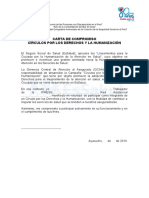 Carta de Compromiso para Integrantes de CDH - Ayacucho