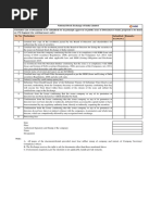 Checklist For In-Principle-Public Issue of Debentures (Existing Listed Issuers)