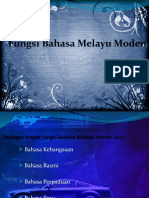 Fungsi Bahasa Melayu Moden