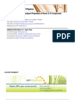 Band Structure and Transport Properties of Some 3-5 Compounds