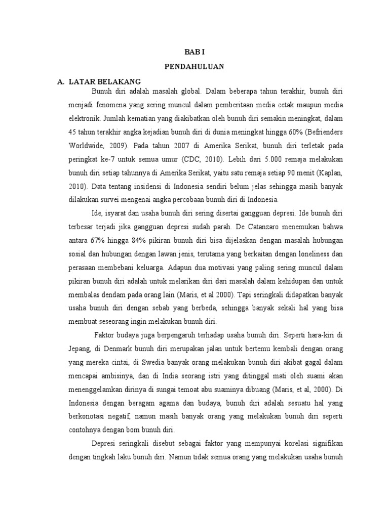 Resiko Bunuh Diri | PDF