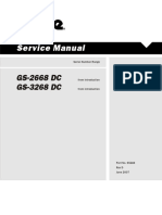Par Ts Manual Service Manual: GS-2668 DC GS-3268 DC