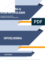 Hipoglikemia Dan Syok Hipovolemik - Saza Perdana Putri G1A219031
