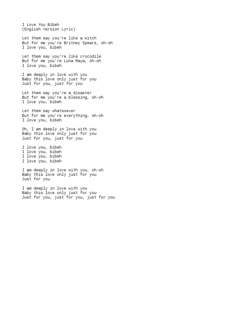 Song Lyric | PDF