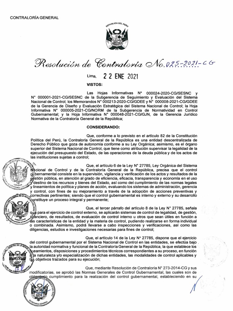 Modificaciones a Manuales de Auditoría CG | PDF | Auditoría | Contralor