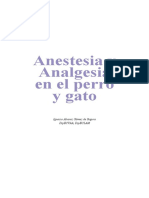 Anestesia y Analgesia en El Perro y Gato