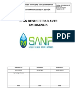 Plan de Emergencia Sanip Peru