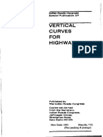 IRC-SP-23 - Vertical Curves For Highways | PDF | Angle