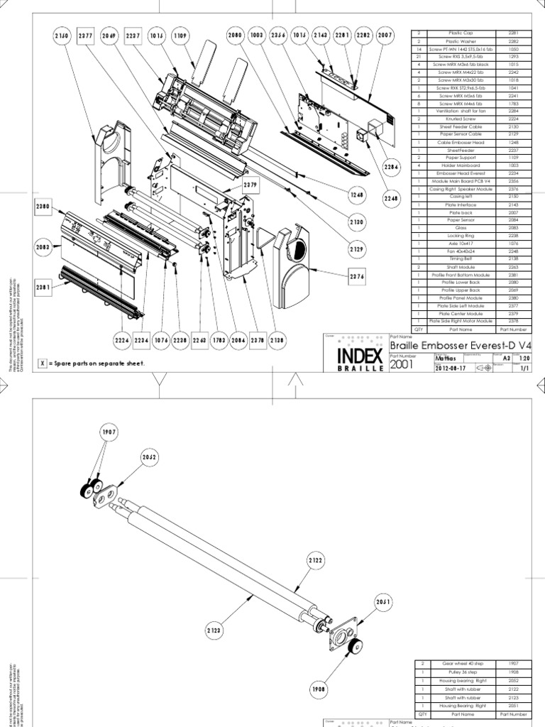 Braille Embosser EverestD V4 Owner PDF Gear Tools