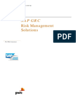 Sap GRC: Risk Management Solutions