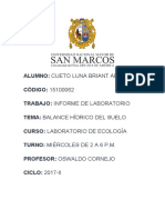 Informe Balance Hídrico Suelo