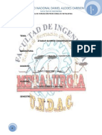 Universidad Nacional Daniel Alcides Carrion: Tema: Ataque Quimico (Disgregacion)