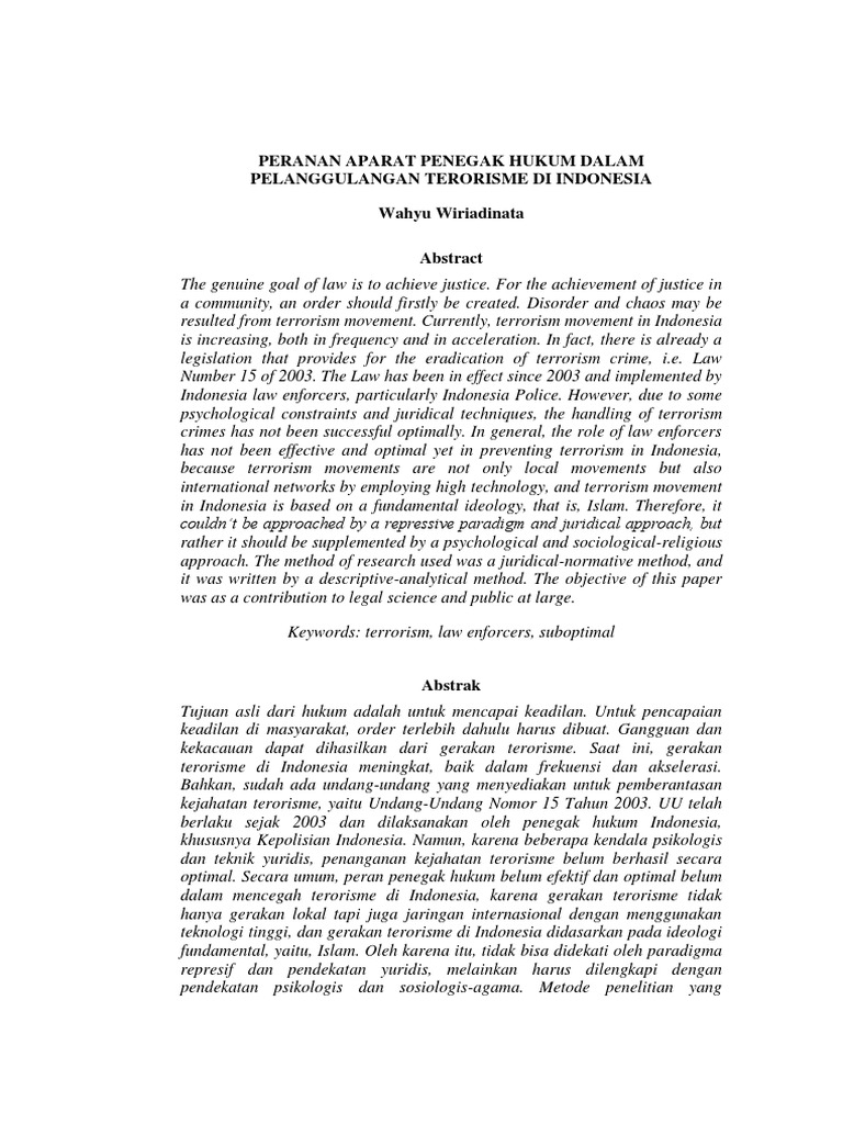 sinergi aparat penegak hukum menggunakan sistem TI