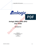 Amlogic S905X S905L GPIO User Guide V0.2-Wesion