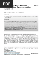 Postpartum IUCD Insertion Guidelines | PDF | Childbirth | Postpartum Period