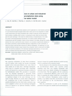 Overland Flow Computations in Urban and Industrial Catchments From Direct Precipitation Data Using A Two-Dimensional Shallow Water Model