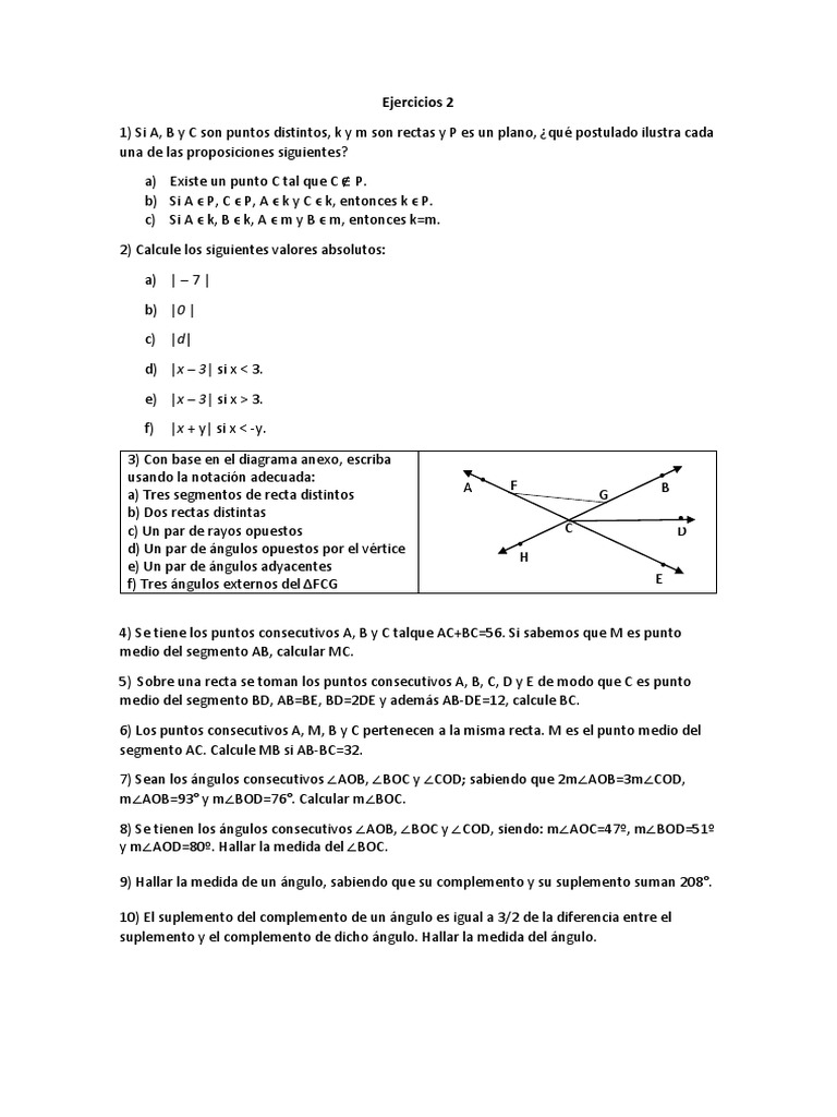 Guía de Ejercicios 2 | PDF