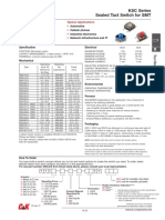 KSC Series Sealed Tact Switch For SMT: Features/Benefits Typical Applications