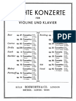 Concierto Al Estilo Húngaro, Op.21 - O. Rieding. VIOLÍN