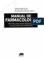 Manual de Farmacologie Pentru Asistenti Medicali Si Asistenti de Farmacie - Crin Marcean, Vladimir-Manta Mihailescu