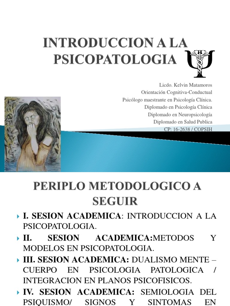 Introducción a la Psicopatología | PDF | Psicopatología | Trastorno mental