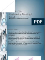 MENG 1008 Engineering Drawing I: Projections of Planes and Solids