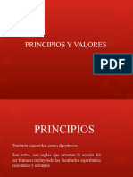 Principios y Valores