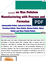 Book On Wax Polishes Manufacturing With Process and Formulae - 286476