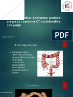 1.CT Kolonografija - Anatomija, Protokol Pregleda I Osnovne CT Karakteristike Oboljenja PDF