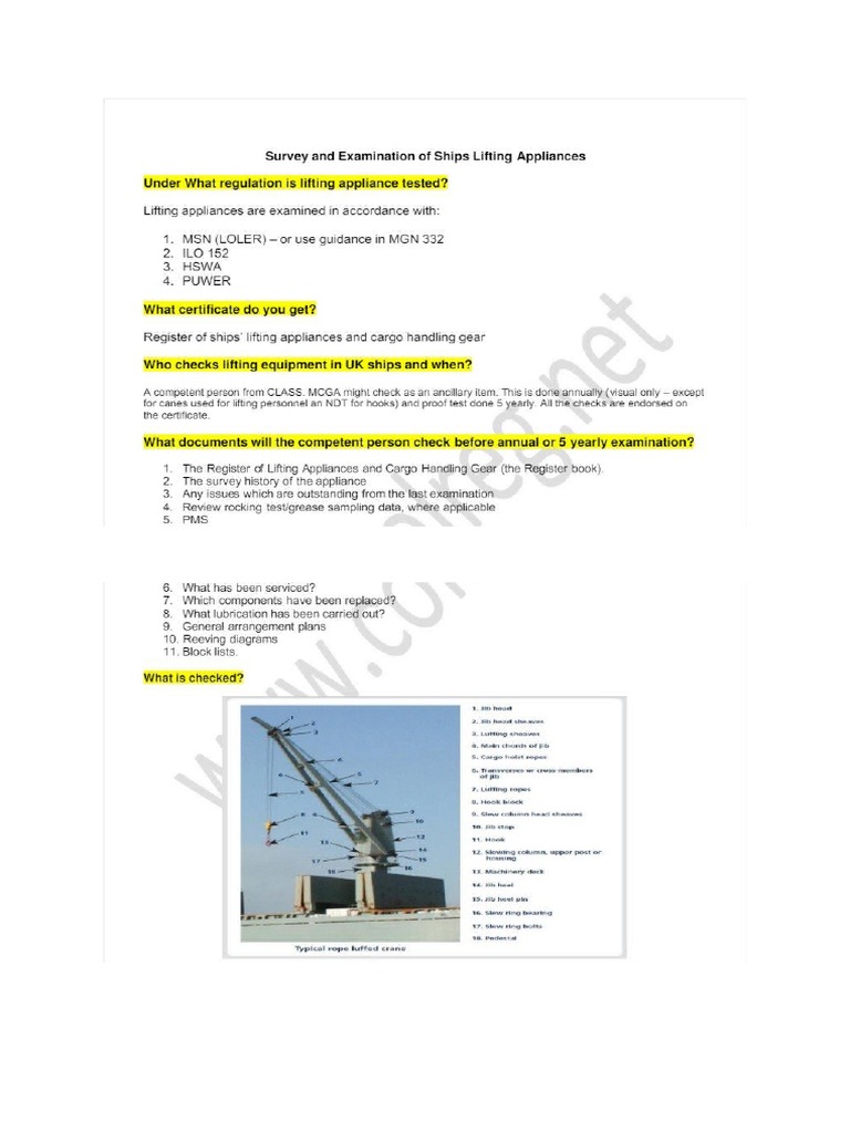 Crane | PDF