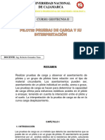 Pilotes Pruebas de Carga y Cimentación