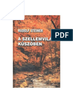 Rudolf Steiner-A Szellemvilág Küszöbén