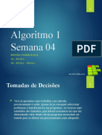 Semana 04 - Estruturas Condicionais