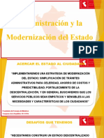 Administracion y Modernizacion Del Estado