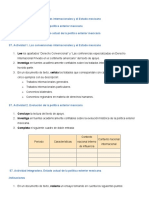 Sesión 7. Derecho Convencional: o o o o