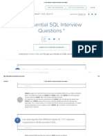 41 Essential SQL Interview Questions and Answers