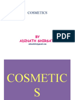 Cosmetics: BY Adinath Shirsat
