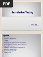 Installation Testing