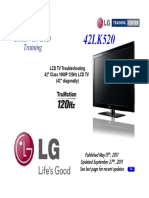 9619 LG 42LK520 42LK520-UA Chassis LA01U Televisor LCD Manual de Entrenamiento+diagramas