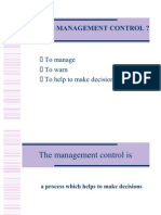 1 What Is Management Control