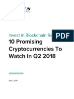 10 Promising Cryptocurrencies 2018