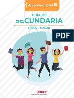 Aprende en Casa Iii - Secundaria Enero-Marzo