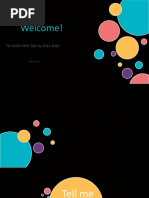 Tell me yourself activity