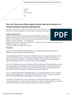 Pfannenstil Incision and Nerve Entrapment