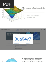 1 - The Essence of Metaheuristics