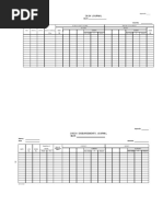 Cash Journal: Month - Agency - Fund - Sheet No.