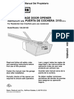 IRR RNI: Garage Door Opener Abridor de Puerta de Cochera
