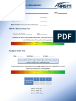 Nasm-Cpt Cardio Assessment Templates - (Obj-Asse)