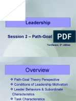 Leadership: Session 2 - Path-Goal Theory